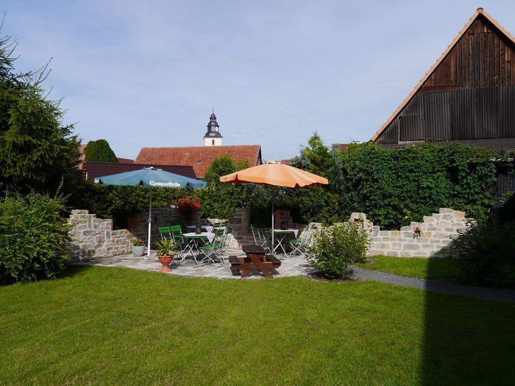 Cafe Im Hof- Bed & Breakfast Streufdorf Екстер'єр фото
