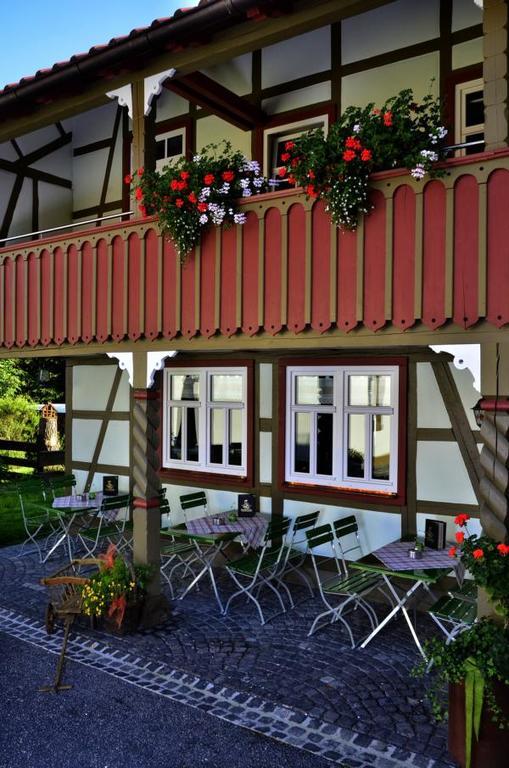 Cafe Im Hof- Bed & Breakfast Streufdorf Екстер'єр фото