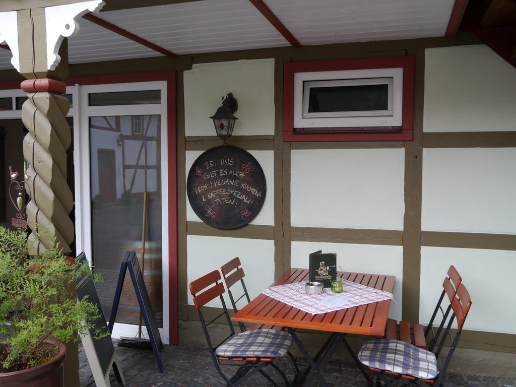 Cafe Im Hof- Bed & Breakfast Streufdorf Екстер'єр фото